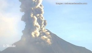 L'éruption d'un volcan mexicain en timelapse