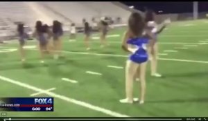 Une battle de danse entre 2 teams de cheerleaders fini en bagarre générale