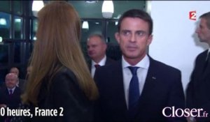 20 heures : Arrivée du couple Valls-Gravoin, jeudi 24 septembre