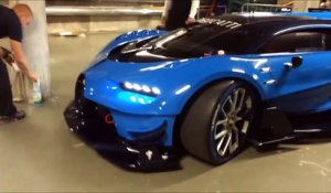 La Bugatti Vision Gran Turismo depuis les coulisses de Francfort