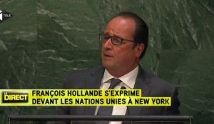 F. Hollande : "Nous n'échapperons pas à une réforme de l'ONU"