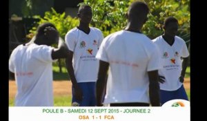 #TournoidesTalentsdesLagunes‬ ‪#Foot225‬ ‪#IvoireAcadémie‬ - Résumé - Journée 2 - OSA vs FCA (1-1) - Septembre 2015