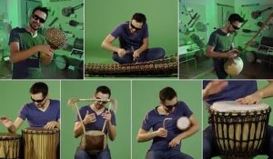 Mystery Guitar Man : il utilise 90 instruments pour une seule musique