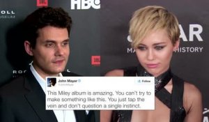 John Mayer adore le nouvel album de Miley Cyrus