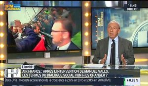 Violences à Air France: Manuel Valls "a eu raison d'intervenir", Jean-François Pilliard - 06/10