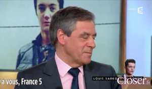 C à vous - François Fillon réagit à l'interview de Louis Sarkozy.mp4