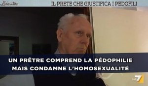 Un prêtre italien comprend la pédophilie mais condamne l'homosexualité