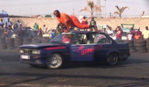 Session de rodéo automobile en Afrique du Sud