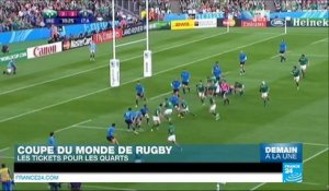 Coupe du monde de rugby : les derniers tickets pour les quarts de finale