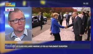 Le clash entre François Hollande et Marine Le Pen au Parlement européen - 10/10