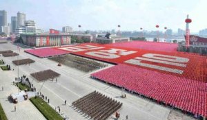 Corée du Nord : le spectaculaire défilé pour les 70 ans du parti unique