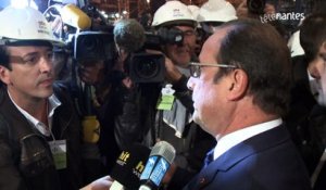 Le soutien de François Hollande aux chantiers STX