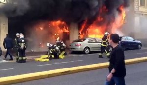 Incendie rue de la Buffa à Nice