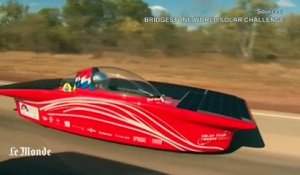 Départ de la 15ème édition d’une course de voiture solaire en Australie