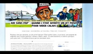A Calais, un jet privé loué par l'Etat pour transporter les migrants