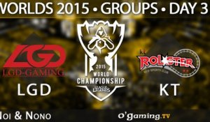 LGD Gaming vs KT Rolster - World Championship 2015 - Phase de groupes - 03/10/15 Game 3