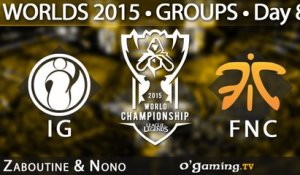Invictus Gaming vs Fnatic - World Championship 2015 - Phase de groupes - 11/10/15 Game 4