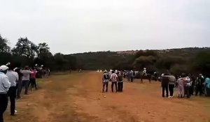 Tragique accident lors d'une course de chevaux
