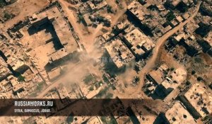 Un drone filme les combats en Syrie