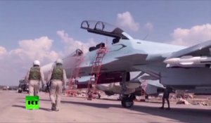La routine de l’aviation russe sur la base aérienne de Hmeymim en Syrie