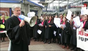 Les avocats bloquent le tribunal de Bobigny