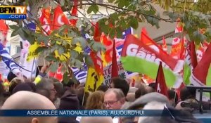 Air France: des milliers de salariés crient leur colère devant l’Assemblée