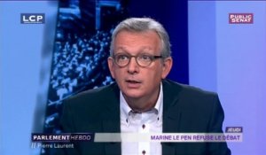 Pierre Laurent 23.10.2015 (Parlement Hebdo) : "Depuis quand c’est à David Pujadas de décider à la place des électeurs  qui est d’envergure nationale"