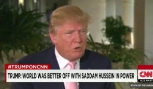 Trump aurait aimé qu'Hussein et Kadhafi soient encore là