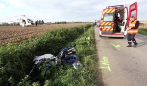 Vieux-Reng: moto contre voiture