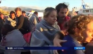 Migrants : nouveau drame au large de l'île de Lesbos, 242 réfugiés secourus