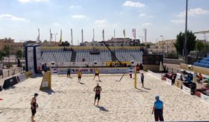 2 GER vs USA Flüggen/Böckermann vs Hyden/Bourne  2-1 (21-14, 16-21, 15-12)