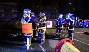 Exercice de sécurité dans le tunnel Chantenay