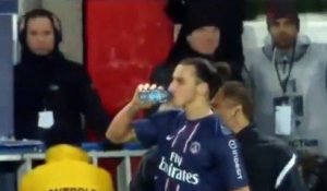 Zlatan et l'épisode de la bouteille d'eau