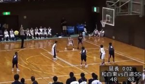 Basket: panier incroyable en toute fin d'un match d'écoliers au Japon