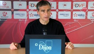Conférence de presse d'Olivier Dall'Oglio avant Nancy-DFCO