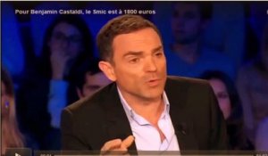 Télévision : Castaldi évalue le SMIC à 1 800 euros net