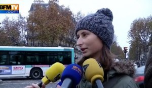 Attentats de Paris: "Une dame est morte dans mes bras"