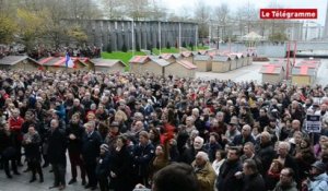 Brest. Environ 2.500 personnes unies contre l'horreur