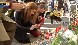 Les Parisiens rendent hommage aux victimes des attentats