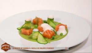 La recette de saumon à l'oseille de Philippe Etchebest