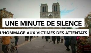 Pendant une minute de silence, la France s'est figée