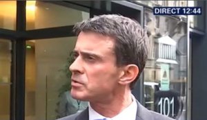 Valls : «Nous devons être plus que jamais à la hauteur de l'exigence des Français»