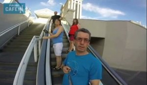 Il filme tout son voyage à Las Vegas avec la GoPro à l'envers