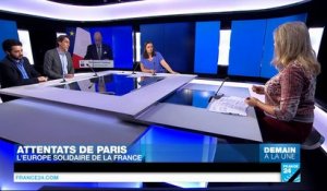 Attentats de Paris : l'Europe solidaire de la France