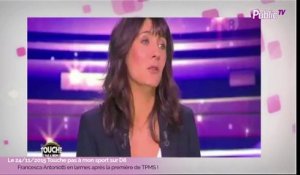 Video : Francesca Antoniotti en larmes après la première de Touche pas à mon sport, sur D8 !