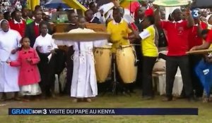 Le pape François en visite au Kenya