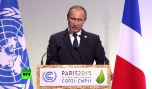 L'intervention de Vladimir Poutine lors de la séance plénière de la COP21