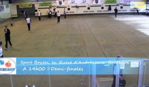 Demi-finales du Super 16 Masculin, Sport Boules, Andrézieux-Bouthéon 2015