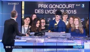 Le prix Goncourt des lycéens remis à Delphine de Vigan