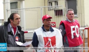 Débrayage chez Mefro Wheels France à La Chapelle-Saint-Luc